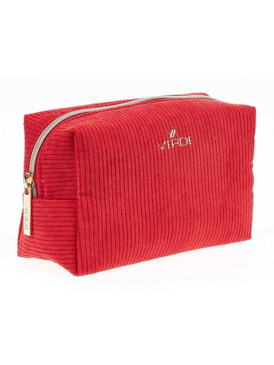 Verde Toiletry Bag in Red color