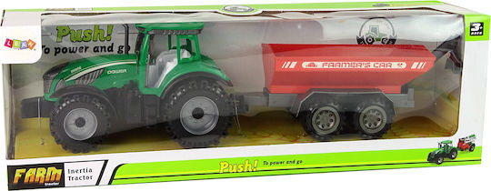 Lean Toys Tractor Pickup Truck Pull Back for 3+ Years
