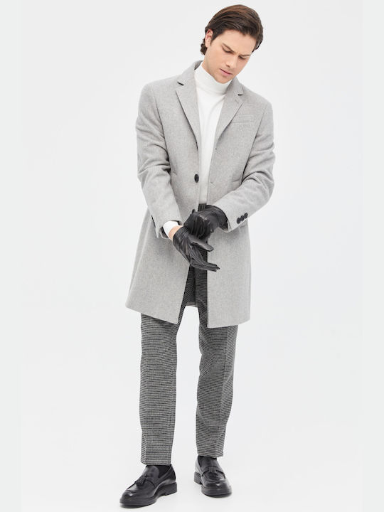 Aristoteli Bitsiani Men's Coat Light Grey