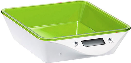 Digital Kitchen Scale with Bucket up to 5kg Green
