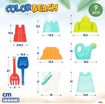 Colorbaby Beach Toy Set 12pcs