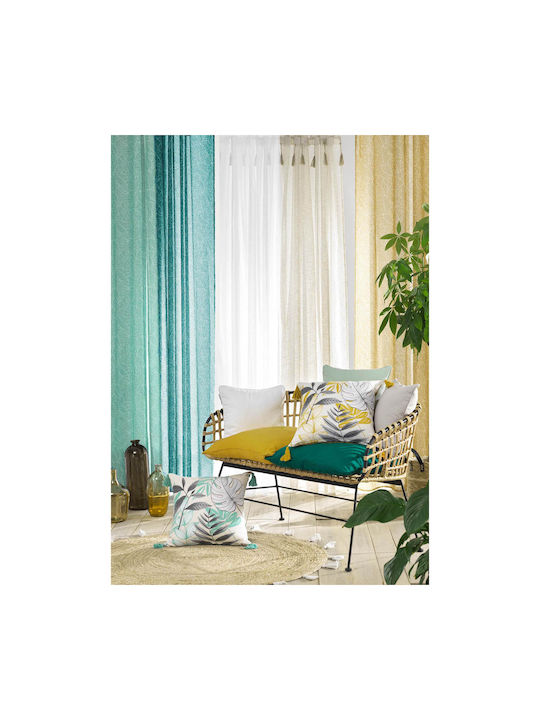 Douceur d'Intérieur Curtain with Tab Top L-c Dalila Beige 140x240cm