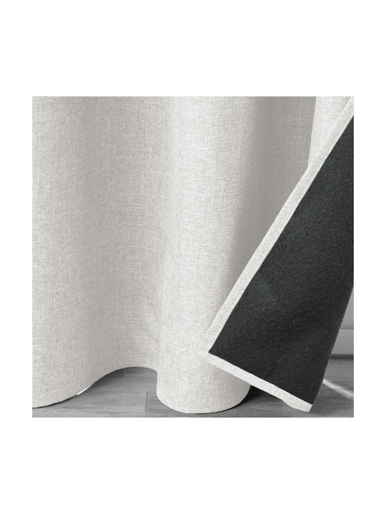 Vorhang mit Grommet L-c Jupiter Ecru 1611380 140x260cm