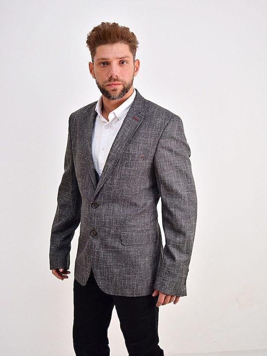 Beltipo Men's Suit Jacket Grey