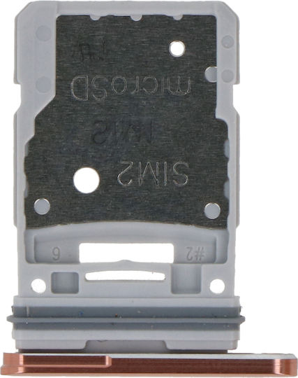 Samsung Sim Card Slot Orange for Galaxy S20 FE, S20 FE 5G.