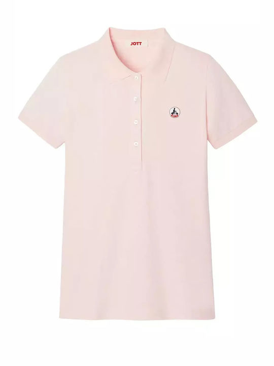 Just Over The Top Γυναικεία Polo Μπλούζα Κοντομάνικη SOFT PINK