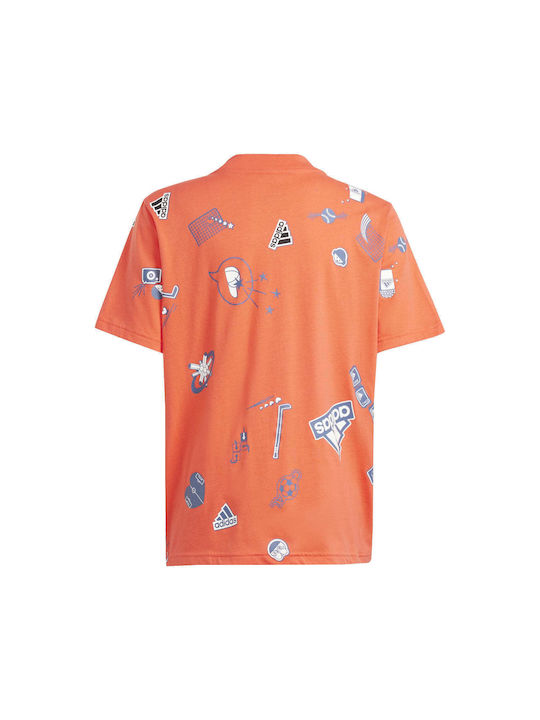 Adidas Kids T-shirt Orange J