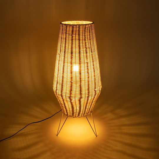 GloboStar Bolson Lampa de podea Î70xL30cm. cu Soclu pentru Bec E27 Bej
