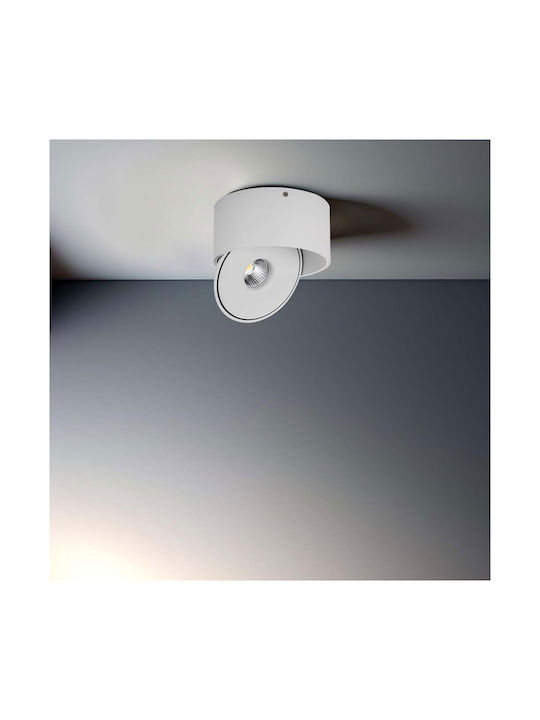 V-TAC Единично LED Регулируемо бяло Спот в Бял Цвят