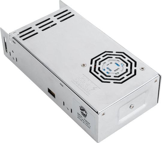 GloboStar LED Захранване IP20 Мощност 400W с Изходно Напрежение 12V