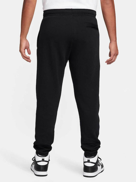 Nike Men's Fleece Sweatpants with Rubber Black