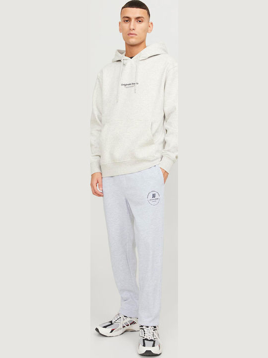 Gordon Pantaloni de trening fără Elastic white-melange