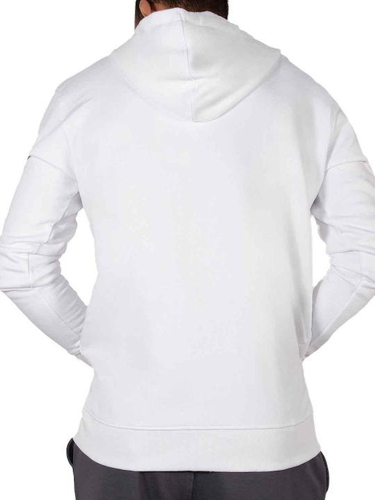 White Hoodie Sweatshirt
