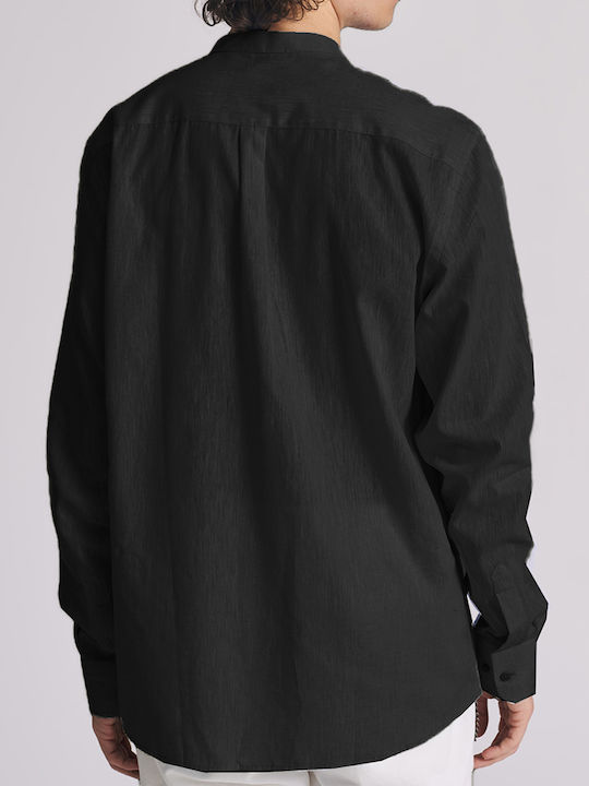 Staff Men's Shirt Long-sleeved ''Μαύρο''