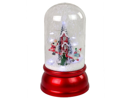 Crăciun Iluminată Ornamental Borcan Baterie 22x22x36cm 1buc