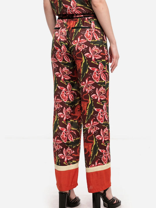 Scotch & Soda Women's Fabric Trousers with Elastic