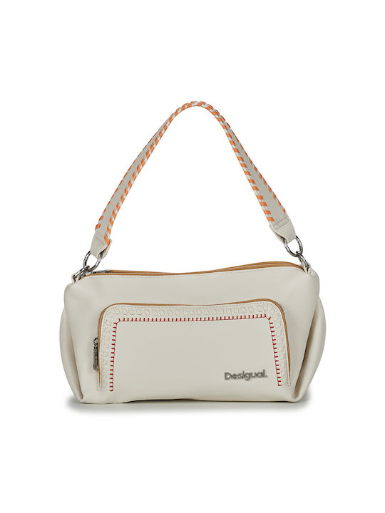 Desigual Prime Urus Maxi Damen Tasche Schulter Weiß