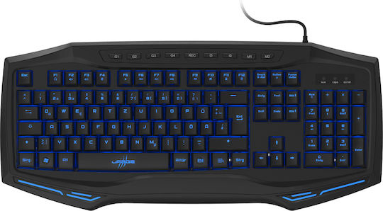 URage Exodus 300 Illuminated Гейминг Клавиатура с RGB подсветка (Английски US) Черен