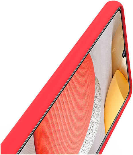 Lemontti 360 Full Cover Silicon Roșu (Galaxy A42)