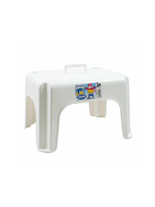 Stool Outdoor White 6pcs 38x30x24cm