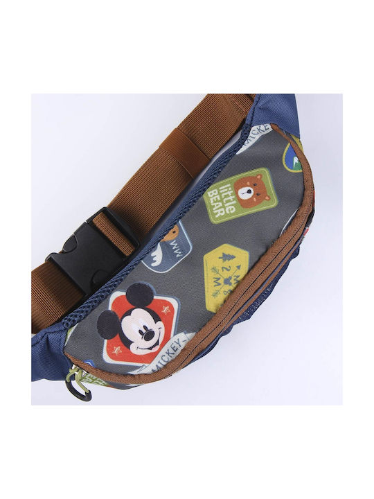 Mickey Mouse Clubhouse Kids Waist Bag Blue 27cmx9cmx9cmcm