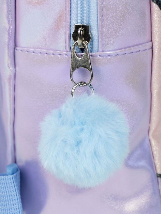 Nineteen Apparel Club Παιδική Τσάντα Πλάτης Λιλά 19x8x23εκ.