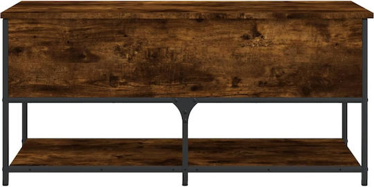 Entry Furniture with Shoe Rack & Bench Smoked Oak 100x42.5x47cm