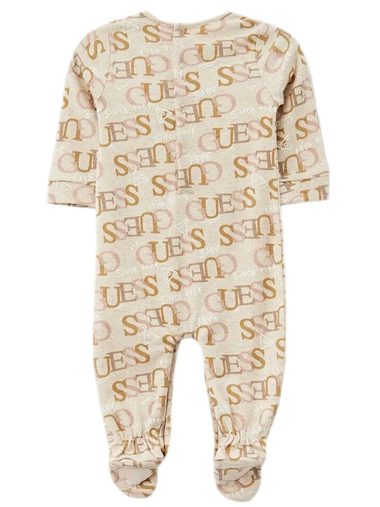 Guess Babystrampler Langärmliges Beige