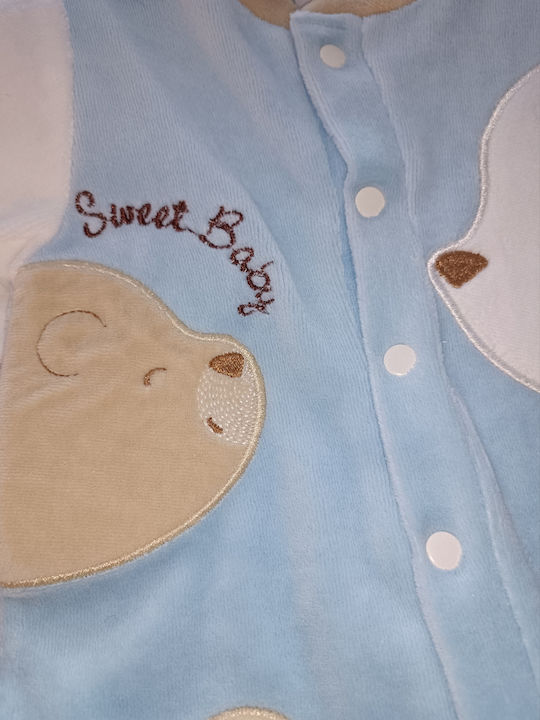 Sweet Baby Baby Bodysuit Set Velvet Blue