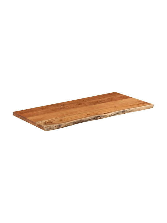 vidaXL Rectangular Bathroom Vanity Unit made of Solid Wood Acacia 120x60x2.5cm 370264 1pcs