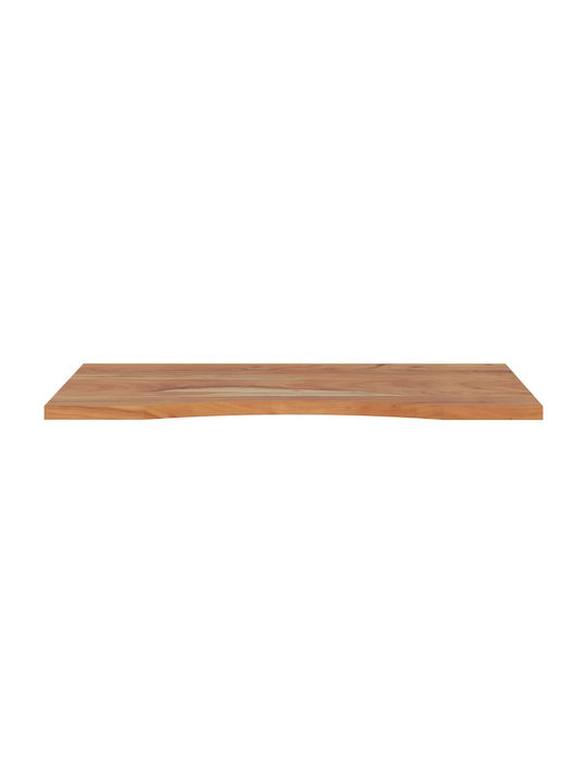 vidaXL Rectangular Office Desk Surface made of Solid Wood Brown 80x50x2.5cm 370162 1pcs