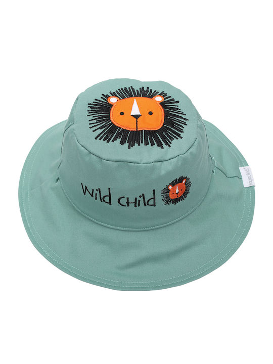 Flapjackkids Palarie Copii Bucket Din Tesatura Cu Protectie Solara Turcoaz