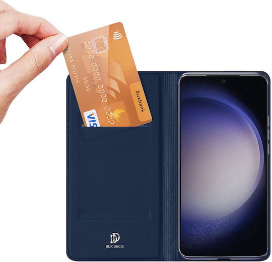 Dux Ducis Skin Pro Книга Кожа / Изкуствена кожа Син (Samsung S24)