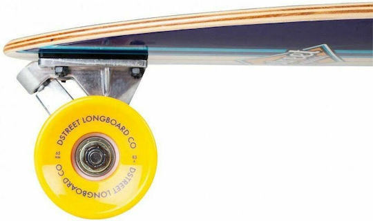 Dstreet Complete Longboard Μπλε