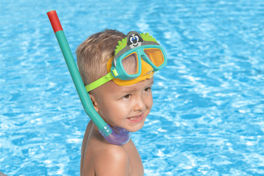 Bestway Kids Diving Mask with Snorkel Green/Blue