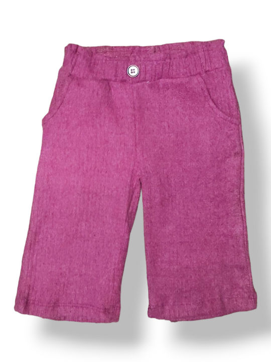 Babydom Kids Set with Pants Winter 2pcs Fuchsia