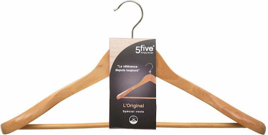 5Five Clothes Hanger Brown 151512 1pcs