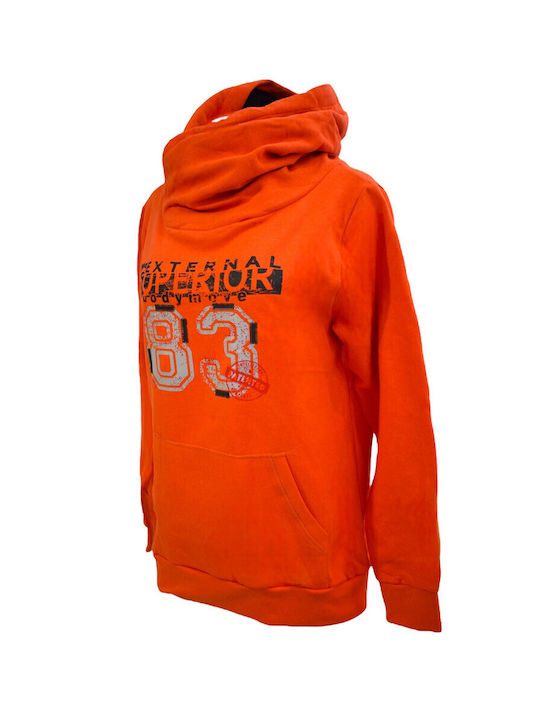 Sweatshirt mit Kapuze Orange
