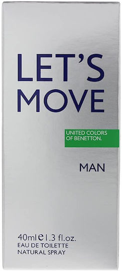 Benetton Let's Move Eau de Toilette 40ml