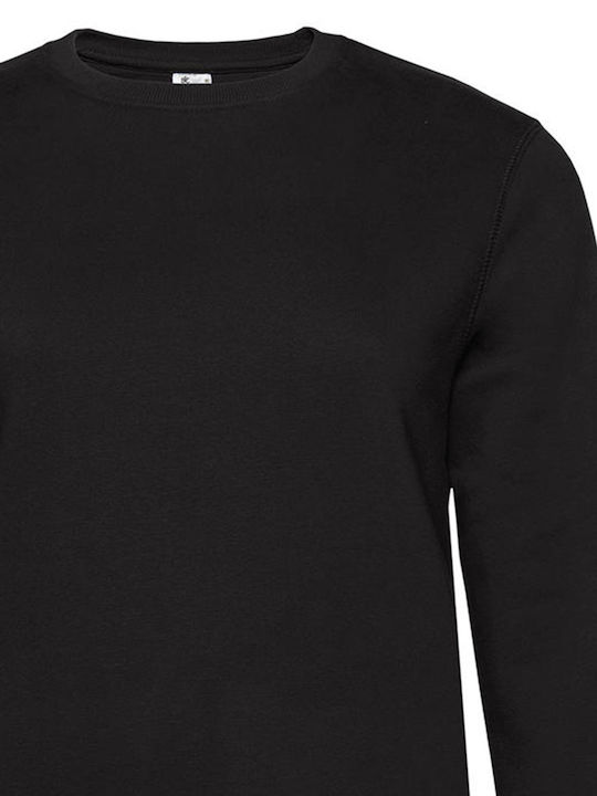 B&C Queen Women's Long Sleeve Promotional Blouse Black Pure