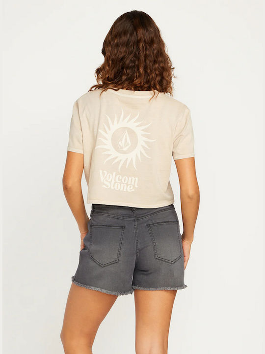 Volcom Women's Jean Shorts Gray