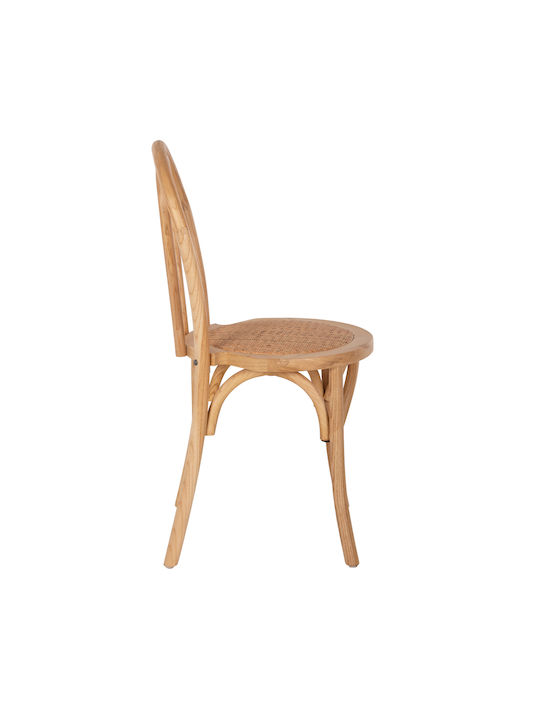 Montreal Cafe Wooden Chair Dark Honey 40x40x87cm