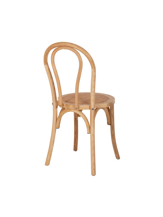 Montreal Cafe Wooden Chair Dark Honey 40x40x87cm
