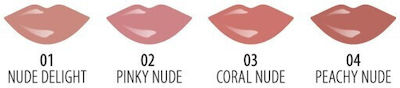 Golden Rose Nude Look Natural Shine Lip Gloss 03 Coral Nude 4.5ml