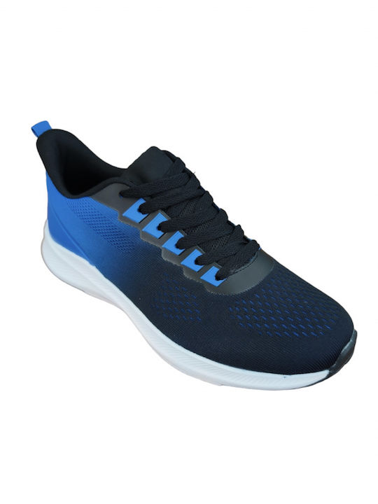 Jomix Bărbați Sneakers Black / Blue