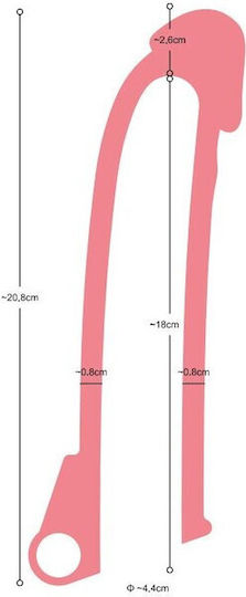 Virgite Realistisch Vibrator 21cm Fleisch