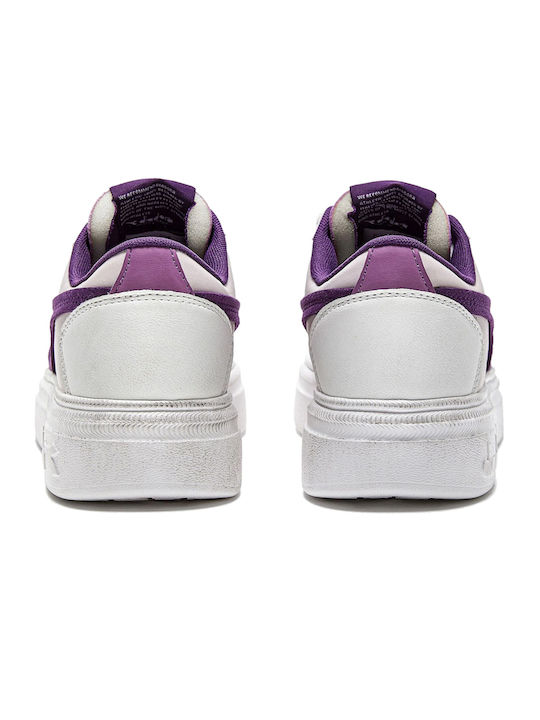 Magic Bold Eden Flatforms Sneakers Gray Lilac / Blanc De Blanc