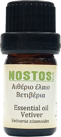 Nostos Pure Vetiver Vetiveria Essential Oil Vetiver 10ml
