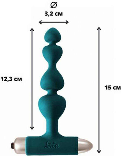 Lola Games Anal Perlen mit Vibration Grün