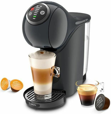 Krups Genio S Plus Pod Coffee Machine for Capsules Dolce Gusto Pressure 15bar Cosmic Grey